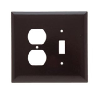 Legrand SPO18 Pass And Seymour Plastic Plate Jumbo 2-Gang Toggle/Duplex Without Line