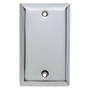 Legrand SB13CH Pass And Seymour Plate 1-Gang Blank Chrome