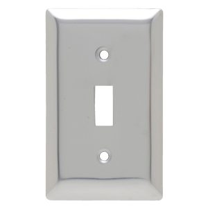 Legrand SB1CH Pass And Seymour Plate 1-Gang Toggle Chrome