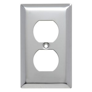 Legrand SB8CH Pass And Seymour Plate 1-Gang Duplex Chrome
