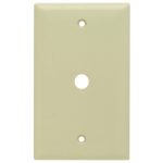 Legrand SP11I Pass And Seymour Plate Plastic 1-Gang Telephone Without Line Ivory