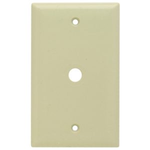Legrand SP11I Pass And Seymour Plate Plastic 1-Gang Telephone Without Line Ivory