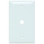 Legrand SP11W Bryant Plate Wall Label-Less 1-Gang 1-Port White