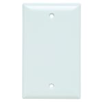Legrand SP13W Pass And Seymour Plate Plastic 1-Gang Blank Without Line White