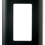 Legrand SP26BK Pass And Seymour Plate Plastic 1-Gang SPLEX Without Line Black