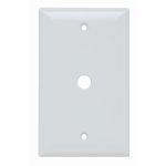 Legrand SP60W Pass And Seymour Plate Plastic 1-Gang 5/8 Inch Diameter White