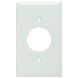 Legrand SP7 Pass And Seymour Plate Plastic 1-Gang Single Receptacle Without Line