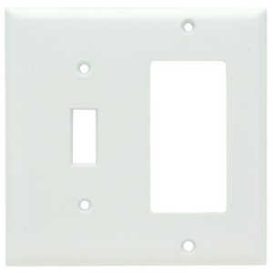 Legrand SP126 Pass And Seymour Plate Plastic 2-Gang Toggle And SPLEX Without Line