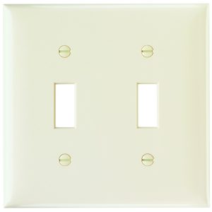 Legrand SP2 Pass And Seymour Plate Plastic 2-Gang 2 Toggle Without Line
