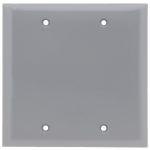 Legrand SP23 Pass And Seymour Plate Plastic 2-Gang Blank Without Line