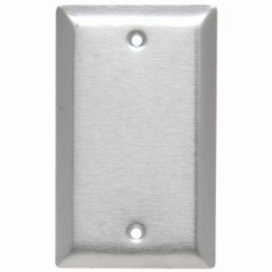 Legrand SL14 Pass And Seymour Plate SS430 1-Gang Blank Without Line Stainless Steel