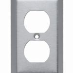 Legrand SL8 Pass And Seymour Plate SS430 1-Gang Duplex Without Line