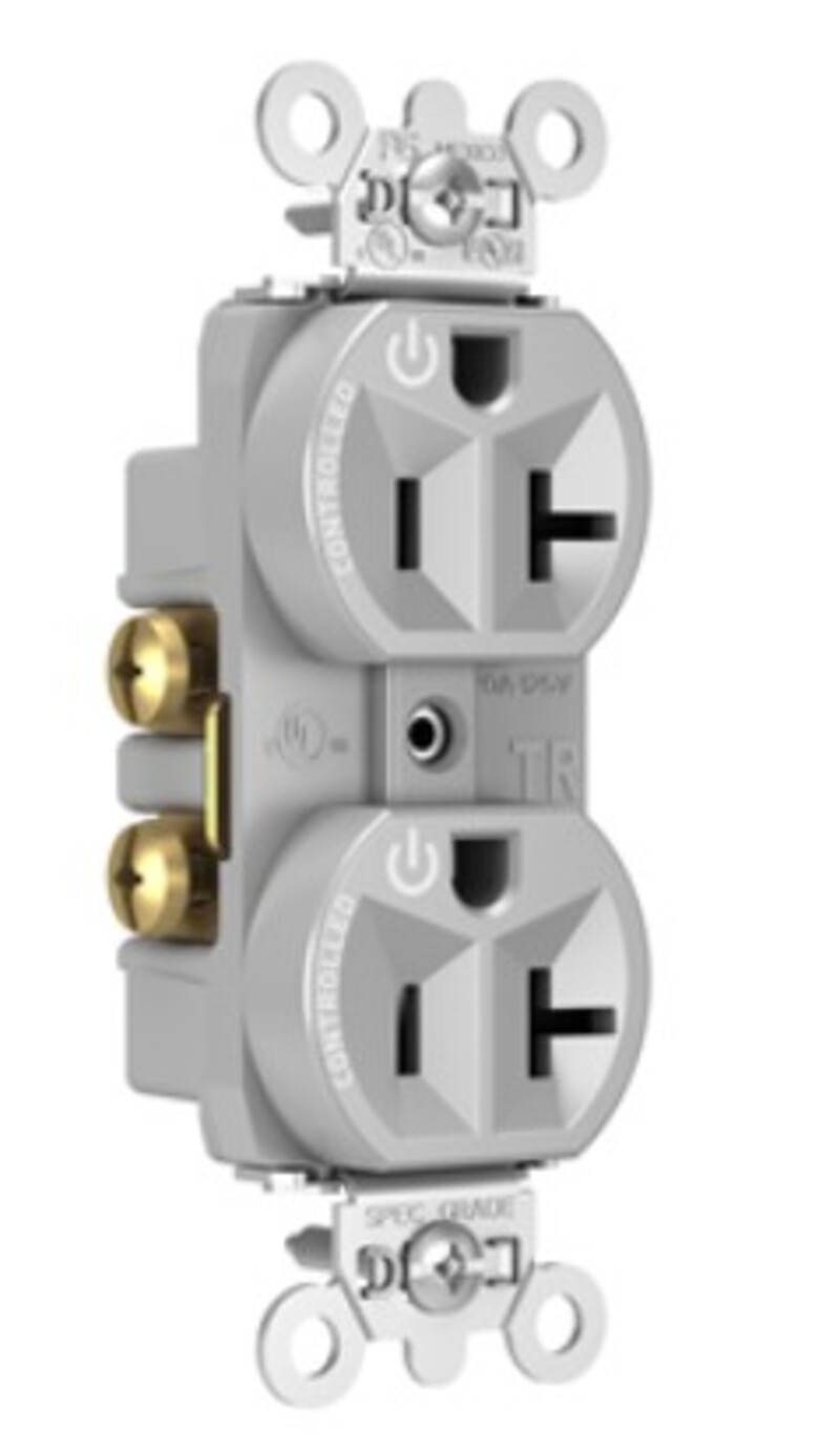 Legrand TR5362CD Pass And Seymour Plug Load Receptacle 20A 125V Dual Control