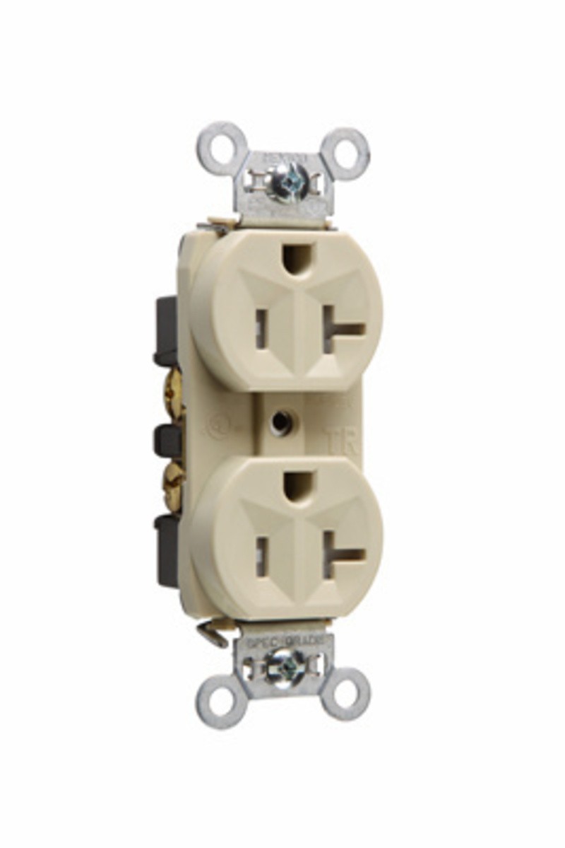 Legrand TR5362CD Pass And Seymour Plug Load Receptacle 20A 125V Dual Control