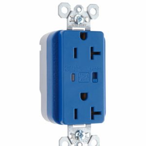 Legrand PT5362BLSP Pass And Seymour PlugTail Surge Protective Duplex Receptacle 20A/125V Alarm Blade