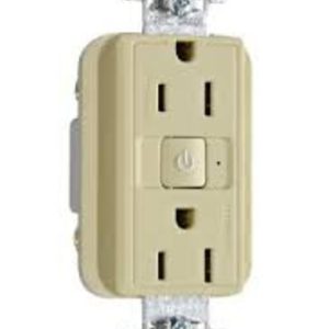 Legrand RF26252CDI Pass And Seymour Plugload RF Receptacle 15A Dual Control Ivory