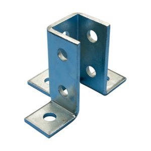 nVent Caddy W200000EG Nine Hole Corner Connector, 3-Way