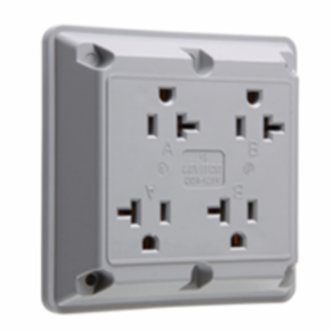 Legrand 420I Pass And Seymour Quad Receptacle 20A 125V