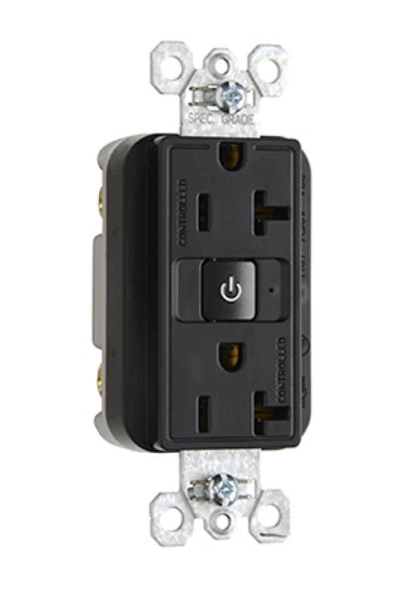 Legrand RF26352CD Pass And Seymour Plugload RF Receptacle 20A Dual Control