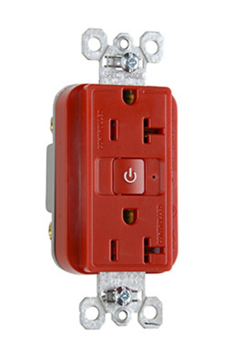 Legrand RF26352CD Pass And Seymour Plugload RF Receptacle 20A Dual Control