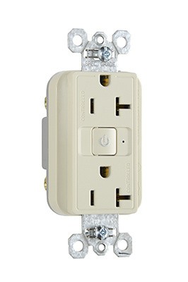 Legrand RF26352CD Pass And Seymour Plugload RF Receptacle 20A Dual Control