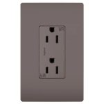 Legrand 885TRWR Pass And Seymour Radiant 15A/125V Weather-Resistant Duplex Receptacle Brown