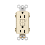Legrand 1597TRALA Pass And Seymour Radiant Self-Test Tamper-Resistant Alarm GFCI 15A 125V