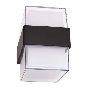 Westage LVW-210-UD-MCT-ORB Westgate Manufacturing 12V 3W Mini Square Wall Mount Sconce MCT CCTOil Rubbed Bronze