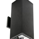 Westgate WMCS5-UDL-MCT-BK-DD Manufacturing 5 Inch Square Wall Cylinder Up/Down Light 40W CCT Dual Dimming Black