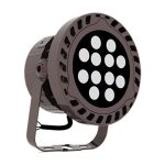 Westgate DMX-FL-36W-RGBW-BT-BK Manufacturing DMX 512 Compatible RGBW Series LED Round Flood Light 36W Black