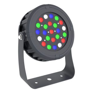 Westgate TC-FL-72W-RGBW-BT-BK Manufacturing 72W RGBW Black Round Flood Light Smart App Compatible