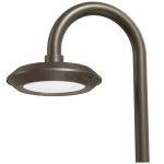 Westgate GPX-18-60W-MCTP-BM Manufacturing Spec Series LED Post Disc Light Wattage/CCT Selectable Bell Mount For 2 1/4 Inch Pole