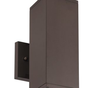 Westgate WMCS5-DL-MCT-BK-DD Manufacturing 5 Inch Square Wall Cylinder Down Light 20W 3000K/4000K/5000K Dual Dimming Black