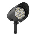 Westgate FLDX-SM-15W-30K-BK Manufacturing LED X-GEN Bullet Flood Light 15W 3000K 1800Lm 60 Degree Beam Angle Black