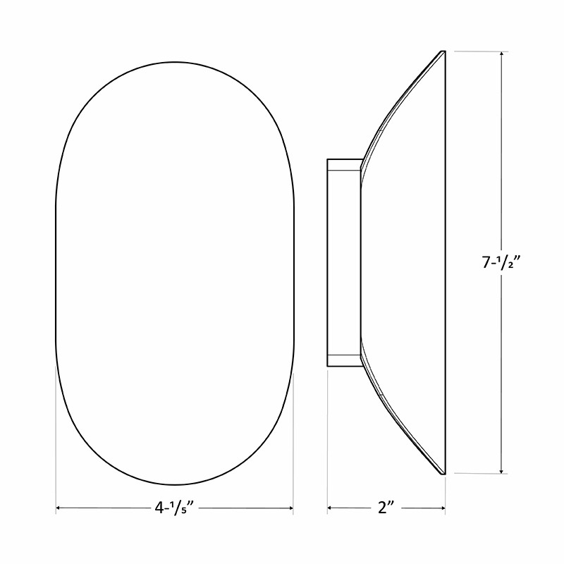 Westgate LVW-310-MCT-WH Westgate Manufacturing 12V 6W Mini Square Wall Mount Light Up/Down MCT CCT White