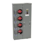 Square D MPR44125 400 A Bus, 125 A, 240 VAC Single Phase MP Meter Pak Meter Center