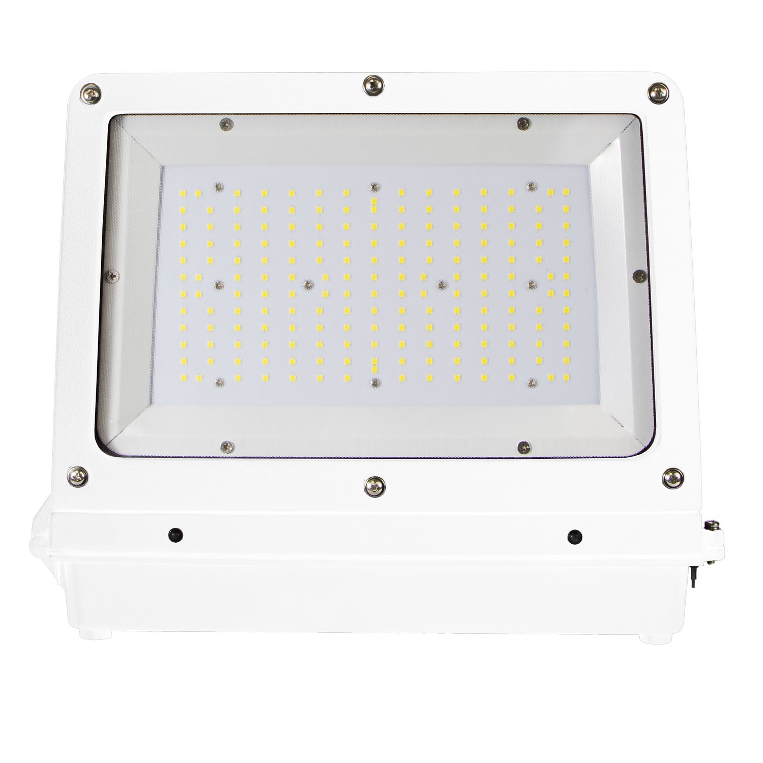 ESL Vision ESL-FCWP-60W-130-WH Full Cut Off Wall Pack Series, 60 Watts, 120-277V, 146 LM/W, White Body