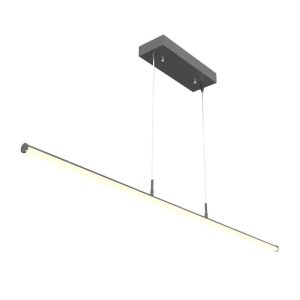 Westgate SDTL-8FT-40-60W-MCTP Manufacturing 8 Foot Linear Tube Decorative Suspended Light Wattage/CCT Selectable 0-10V White