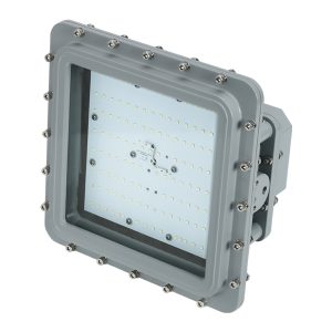 ESL Vision ESL-HZFL-S40W-150-120D Hazardous Location Flood Light, 5000K, 100-277VAC Input, 120 Degree Beam Angle, Grey Finish