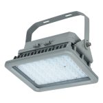 ESL Vision ESL-HZFL-XL300W-250-120D Hazardous Location Flood Light, 5000K, 100-277VAC Input, 120 Degree Beam Angle, Grey Finish