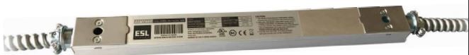 ESL Vision ESL-EMG-SL1-CDC-18W Emergency Backup Battery Unit, Auto Test Function, 18 Watts Output, 90 Minutes MIn