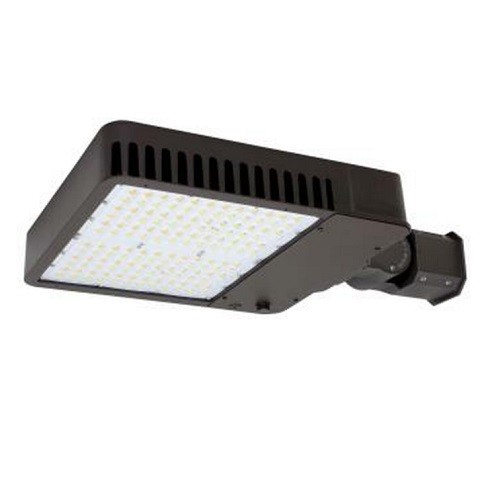 MaxLite AR200UT4-CSBACR SLIM AREA LIGHT-200W, 120-277V, TYPE 4, CCT SELECT 3/4/5K, BRONZE, STRAIGHT ARM, CONTROLS READY