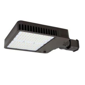 MaxLite AR310UT4-CSBACR SLIM AREA LIGHT-310W, 120-277V, TYPE 4, CCT SELECT 3/4/5K, BRONZE, STRAIGHT ARM, CONTROLS READY