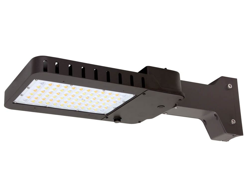 MaxLite AR60UT4-CSBACR SLIM AREA LIGHT-60W, 120-277V, TYPE 4, CCT SELECT 3/4/5K, BRONZE, STRAIGHT ARM, CONTROLS READY