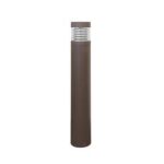 MaxLite BL-CLRF22UCSLRBCR PATHMAX SLIM BOLLARD, ROUND FLAT TOP BOLLARD 22W, 120-277V, CCT SELECTABLE 3000K/4000K/5000K