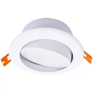 Westgate RSL4-ADJ-MCT5-WP Manufacturing 4 Inch LED Adjustable Slim Recessed Light 9W 630Lm CCT Selectable 120V Dimmable