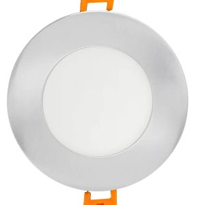 Westgate RSL3-MCT5-BN Manufacturing 3 Inch Round Multi-Color CCT Slim Recessed Light 6W 400Lm Brushed Nickel