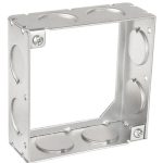 Garvin Southwire 4 Square Extension Ring Welded 1-1/2 Inch Deep (8) 3/4 Inch Knockouts (53151-3/4)