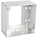 Garvin Southwire 4 Square Extension Ring Converts One Gang To 4 Square 2-1/8 Inch Deep 1/2 And 3/4 Knockouts (53171-SUB)