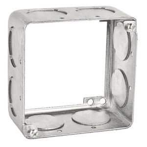 Garvin Southwire 4 Square Extension Ring Drawn 2-1/8 Inch Deep With 1 Inch Knockouts (53171-1)